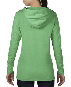 Sweatshirt publicitaire femme manches longues avec capuche | Women`s French Terry Hooded Sweat Heather Green