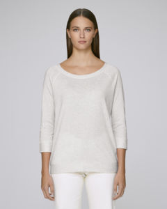 Sweat-shirt tencel femme | Stella Amazes Tencel Cream Heather Grey