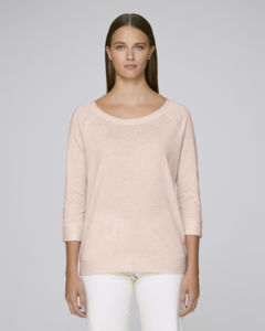 Sweat-shirt tencel femme | Stella Amazes Tencel Cream Heather Pink