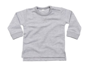 Sweatshirt publicitaire manches longues | Soil Heather Grey Melange