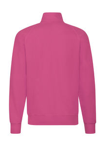 Veste publicitaire homme manches longues raglan | Lightweight Sweat Jacket Fuchsia