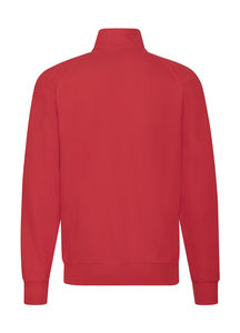 Veste publicitaire homme manches longues raglan | Lightweight Sweat Jacket Red