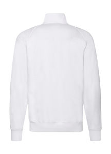 Veste publicitaire homme manches longues raglan | Lightweight Sweat Jacket White