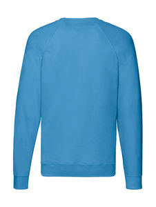 Sweatshirt publicitaire homme manches longues raglan | Lightweight Raglan Sweat Azure Blue
