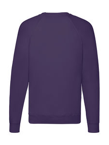 Sweatshirt publicitaire homme manches longues raglan | Lightweight Raglan Sweat Purple