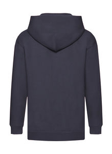 Sweatshirt publicitaire enfants manches longues avec capuche | Kids Premium Hooded Sweat Jacket Deep Navy