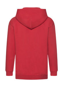 Sweatshirt publicitaire enfants manches longues avec capuche | Kids Premium Hooded Sweat Jacket Red