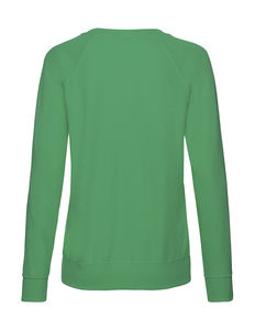 Sweatshirt personnalisé femme manches longues raglan | Ladies Lightweight Raglan Sweat Kelly Green