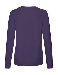 Sweatshirt personnalisé femme manches longues raglan | Ladies Lightweight Raglan Sweat Purple