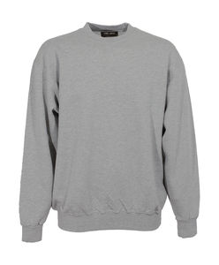 Sweatshirt publicitaire homme manches longues | Jerup Heather Grey