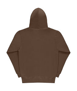 Sweatshirt publicitaire homme manches longues avec capuche | Didsbury Brown