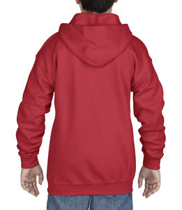 Sweat-shirt enfant zippé à capuche heavy blend™ personnalisé | Weyburn Red