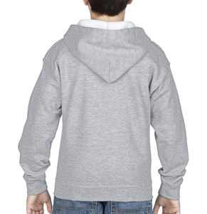 Sweat-shirt enfant zippé à capuche heavy blend™ personnalisé | Weyburn Sport Grey