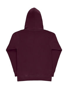 Sweatshirt personnalisé femme manches longues avec capuche | Farnworth Burgundy