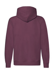 Sweatshirt publicitaire homme manches longues avec capuche | Lightweight Hooded Sweat Jacket Burgundy