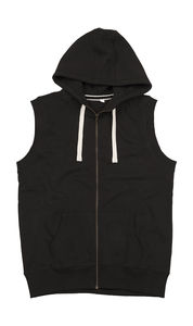 Bodywarmer personnalisé homme sans manches avec capuche | Ellenshaw Black