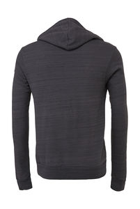 Sweatshirt personnalisé unisexe manches longues avec capuche | Wei Dark Grey Marble Fleece