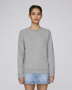 Sweat-shirt col rond essentiel unisexe | Rise Heather Grey