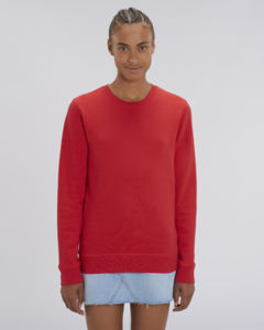 Sweat-shirt col rond essentiel unisexe | Rise Red