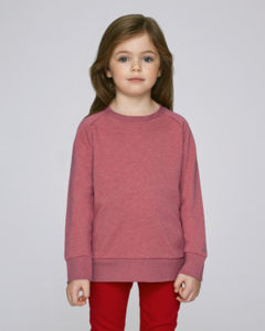 Sweat-shirt col rond enfant | Mini Scouts Heather Cranberry