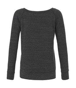 Sweat-shirt femme triblend publicitaire | Algieba Charcoal Black Triblend