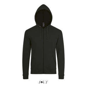 Veste personnalisée zippée à capuche unisexe | Stone Noir