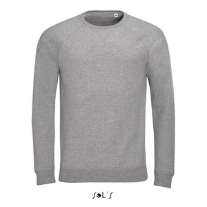 Sweat-shirt publicitaire homme french terry | Studio Men Gris chiné