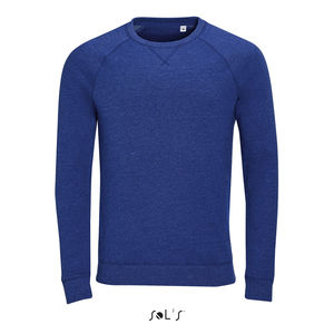 Sweat-shirt publicitaire homme french terry | Studio Men Indigo chiné