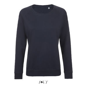 Sweat-shirt publicitaire femme french terry | Studio Women French marine