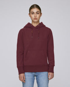 Sweat-shirt capuche épais unisexe | Tell Burgundy