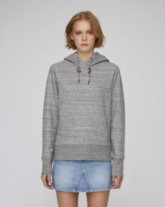 Sweat-shirt capuche épais unisexe | Tell Slub Heather Grey