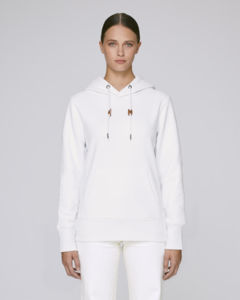 Sweat-shirt capuche épais unisexe | Tell White