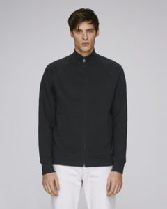 Sweat-shirt zippé col montant homme | Stanley Trails Black