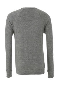 Sweatshirt publicitaire unisexe manches longues raglan | Mizar Grey Triblend