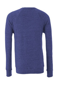 Sweatshirt publicitaire unisexe manches longues raglan | Mizar Navy Triblend