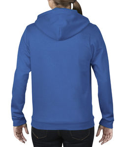 Sweatshirt publicitaire femme manches longues avec capuche | Women`s Fashion Full-Zip Hooded Sweat Royal Blue