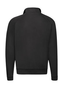 Sweatshirt publicitaire manches longues raglan | Zip Neck Sweat Black