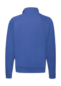 Sweatshirt publicitaire manches longues raglan | Zip Neck Sweat Royal Blue