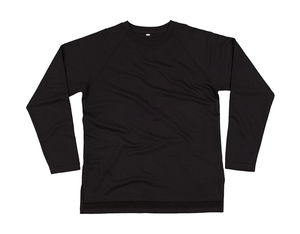 Sweatshirt publicitaire unisexe manches longues raglan | Emin Black