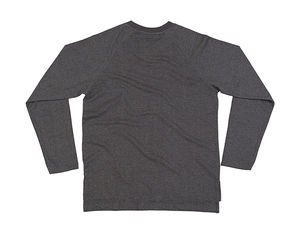 Sweatshirt publicitaire unisexe manches longues raglan | Emin Charcoal Grey Melange