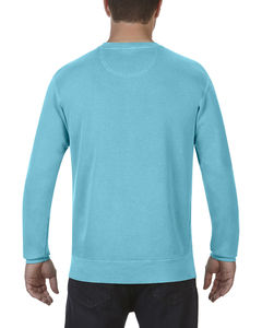 Sweatshirt personnalisé homme manches longues | Jarry Lagoon Blue
