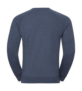 Sweatshirt publicitaire homme manches longues cintré raglan | Virginia Dare  Bright Navy Marl