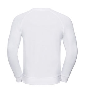 Sweatshirt publicitaire homme manches longues cintré raglan | Virginia Dare  White