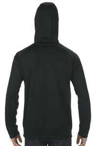 Sweatshirt à capuche performance publicitaire | Sept-Îles Black