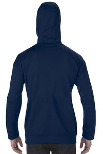 Sweatshirt à capuche performance publicitaire | Sept-Îles Sport Dark Navy