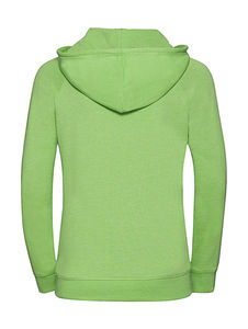 Sweatshirt personnalisé femme manches longues avec capuche | Maestri  Green Marl