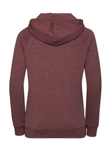 Sweatshirt personnalisé femme manches longues avec capuche | Maestri  Maroon Marl