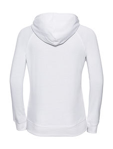 Sweatshirt personnalisé femme manches longues avec capuche | Maestri  White