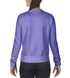 Sweatshirt publicitaire femme manches longues avec capuche | Lafontaine Violet