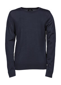 Sweatshirt publicitaire homme manches longues cintré | Uti Navy